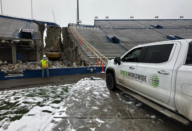 KU Jayhawk Stadium demolition
